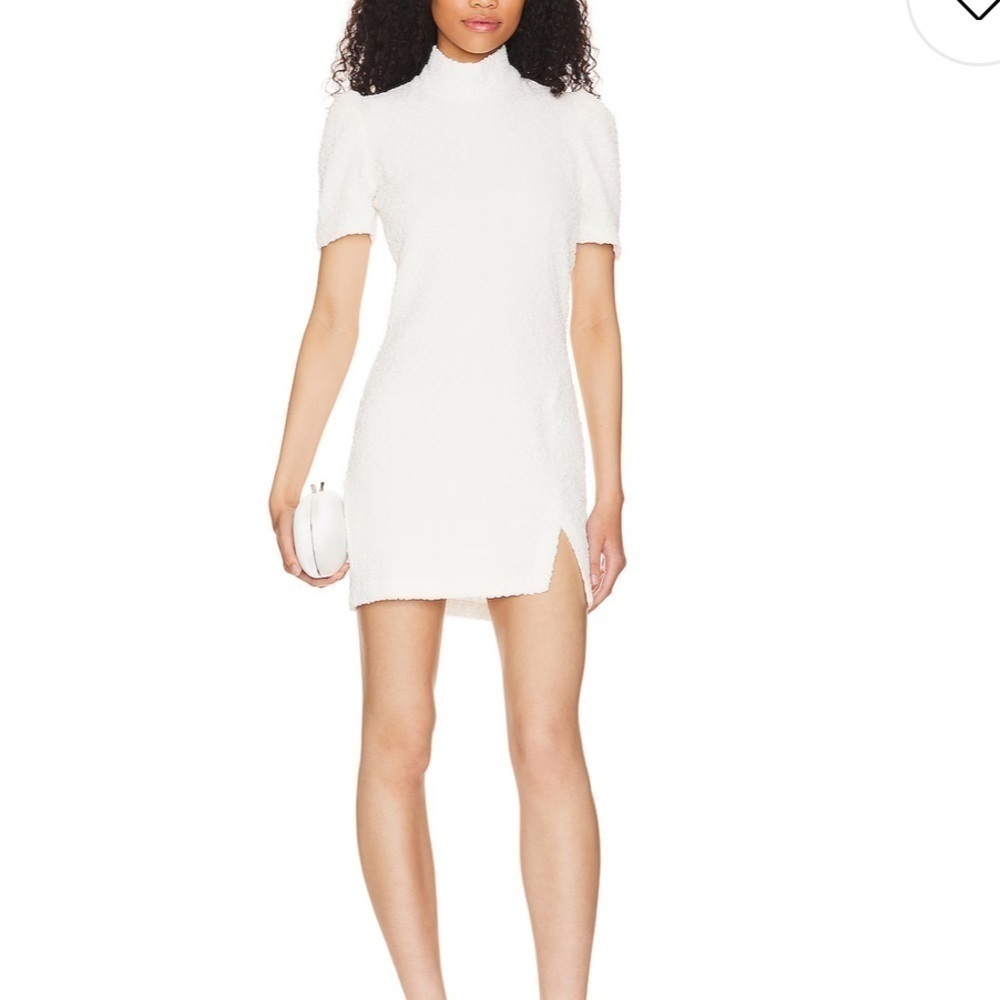 Amanda Uprichard X REVOLVE Butler Mini Dress in White